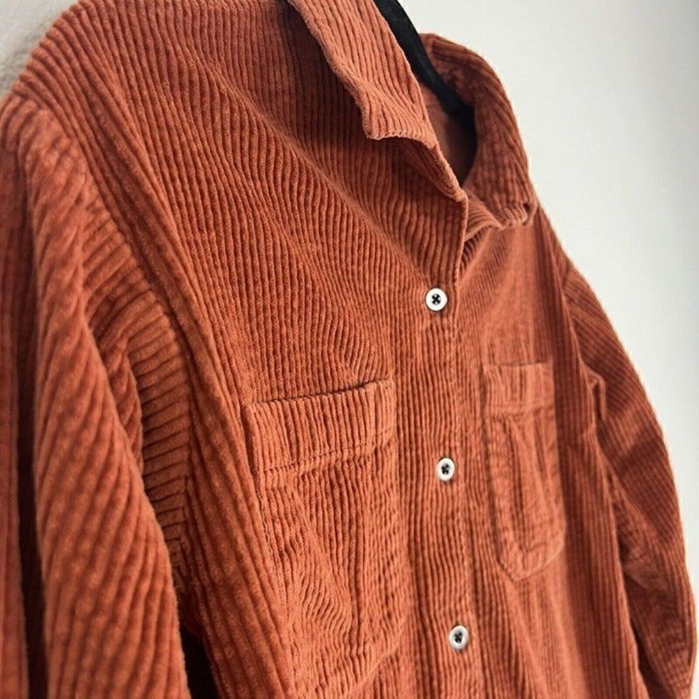 Vans Surf Supply Ainara Cord Woven Lifestyle Shirt Women's XS Picante Jacket - Picture 9 of 11